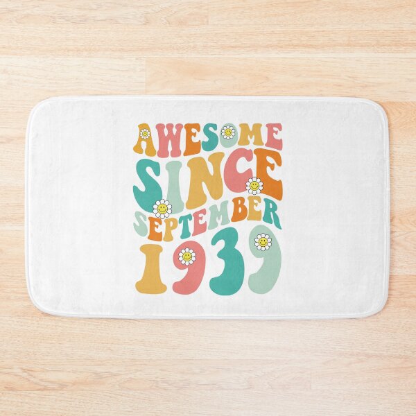 Item preview, Awesome Since September 1939 | Made In 1939 | Retro Groovy Birthday designed and sold by Christina-grich.