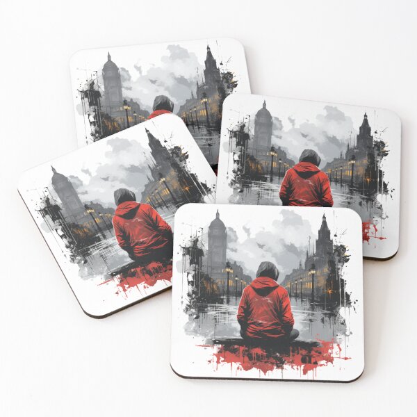 Item preview, dark cityscape designed and sold by Algaefield.