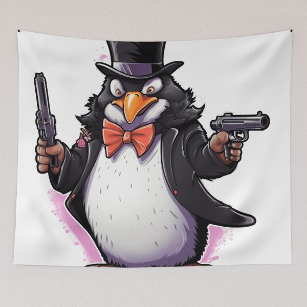Item preview, Biggie The Imposing Penguin designed and sold by FuriousPenguins.