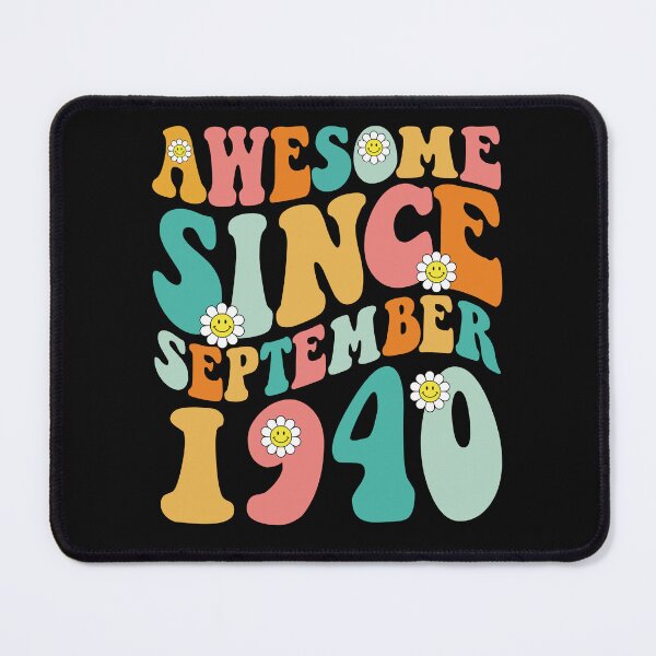 Item preview, Awesome Since September 1940 | Made In 1940 | Retro Groovy Birthday designed and sold by Christina-grich.