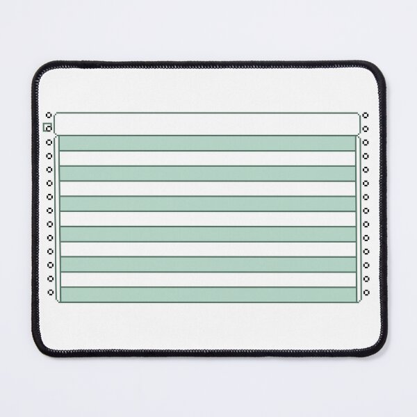 Item preview, Pixel Green Bar Paper designed and sold by Vampireslug's House of Pixels.