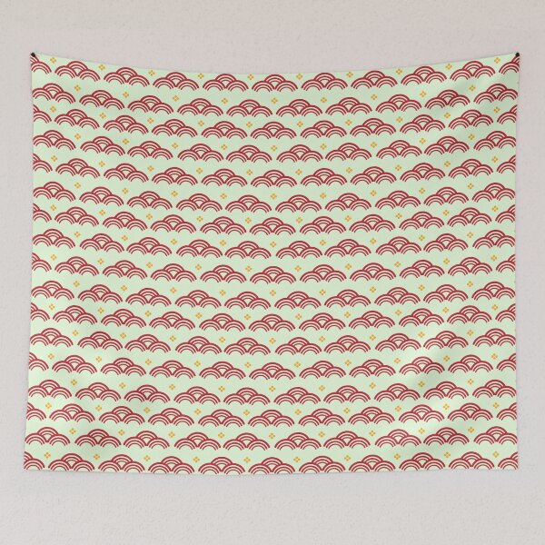Item preview, Chinese New Year Oriental Waves Pattern designed and sold by draftsxdoodles.