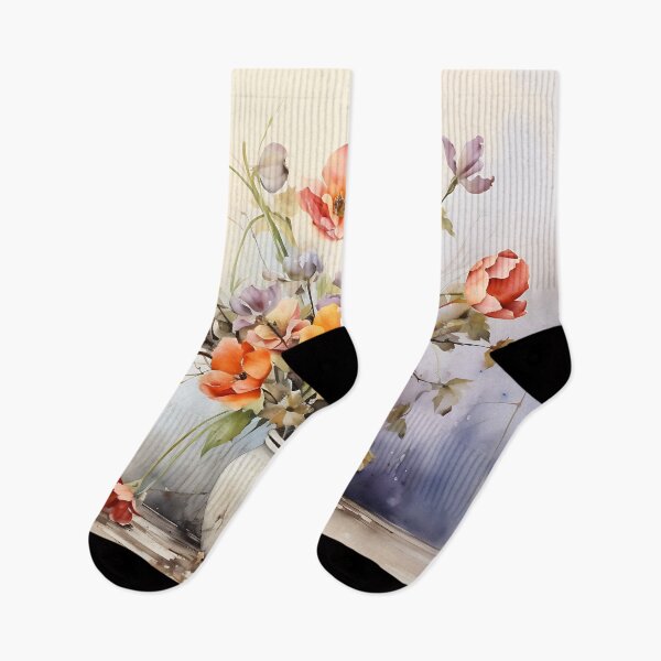 Item preview, Still life with flowers in a vase in the style of a watercolor designed and sold by Pflugart.