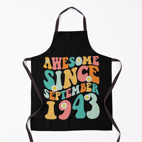 Item preview, Awesome Since September 1943 | Made In 1943 | Retro Groovy Birthday designed and sold by Christina-grich.