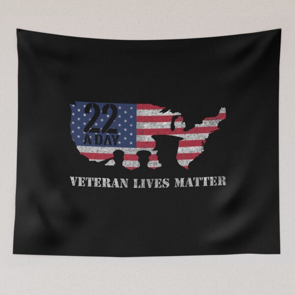 Item preview, 22 Veterans A Day 	 Military Veteran PTSD Awareness  	  	 designed and sold by fykeckgam5.