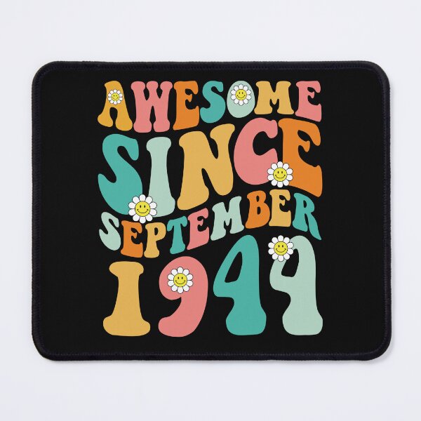 Item preview, Awesome Since September 1944 | Made In 1944 | Retro Groovy Birthday designed and sold by Christina-grich.