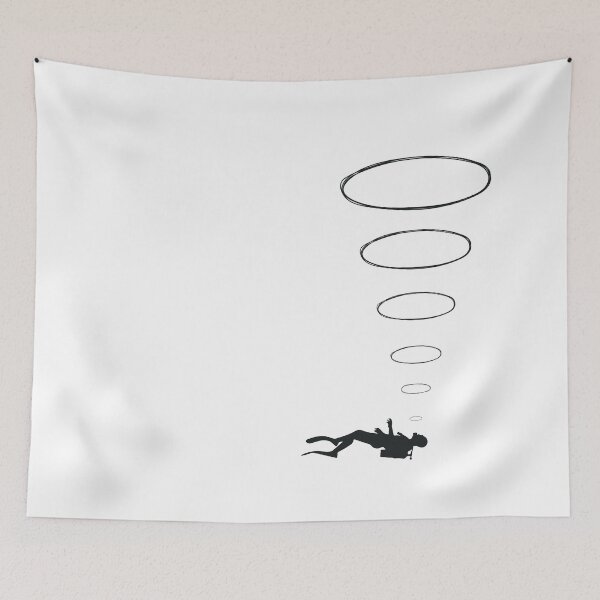 Item preview, Funny Scuba Diver - Underwater Bubble Rings  designed and sold by Nostraw.