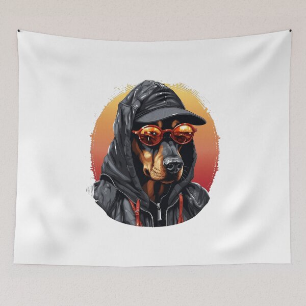 Item preview, Graffiti Protector: Street-Style Doberman Pinscher Edition | Dog Lovers designed and sold by DarcoDesigns.