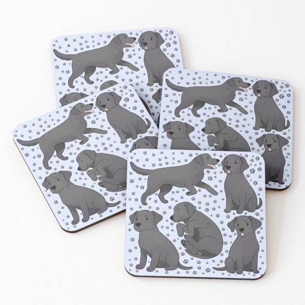 Item preview, Silver Labrador retriever pattern  designed and sold by Yaragold.