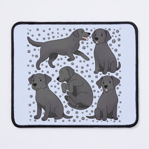 Item preview, Silver Labrador retriever pattern designed and sold by Yaragold.