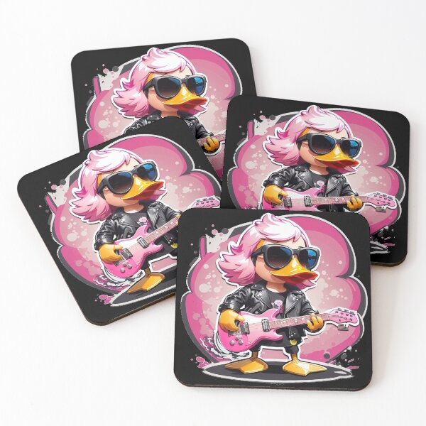 Item preview, Duck Playing Guitar designed and sold by TrendyPalette.