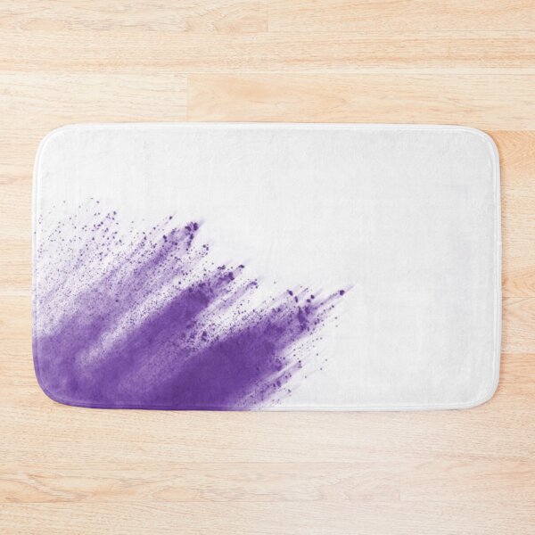 Item preview, Powder explosion. Closeup of a purple dust particle explosion isolated on white. designed and sold by MTShoppingLine.