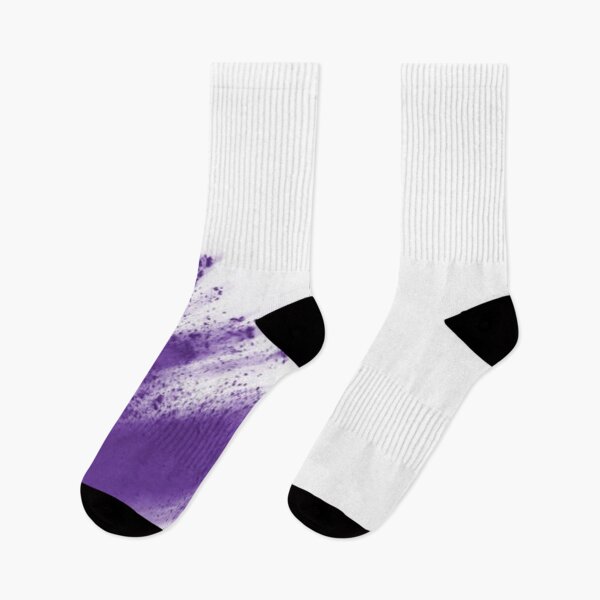 Item preview, Powder explosion. Closeup of a purple dust particle explosion isolated on white. designed and sold by MTShoppingLine.