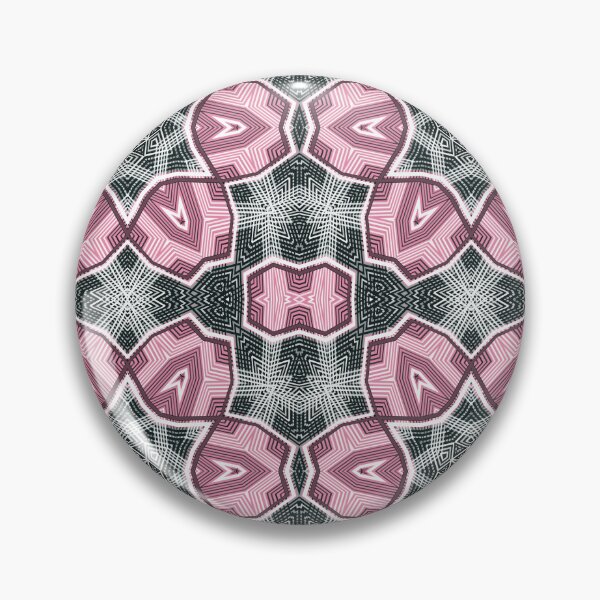 Item preview, Oriental black-pink flower pattern designed and sold by fuzzyfox.