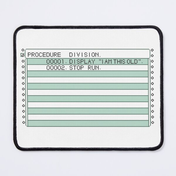 Item preview, Pixel Green Bar Paper COBOL designed and sold by Vampireslug's House of Pixels.
