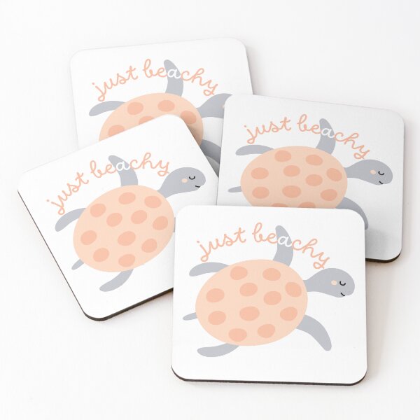 Item preview, Just Beachy Cute Sea Turtle Sticker designed and sold by LiddyLuDesigns.