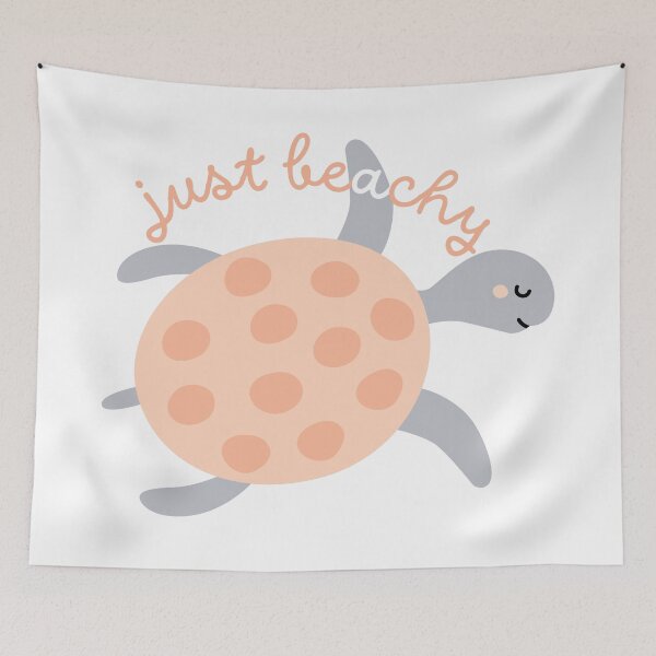 Item preview, Just Beachy Cute Sea Turtle Sticker designed and sold by LiddyLuDesigns.