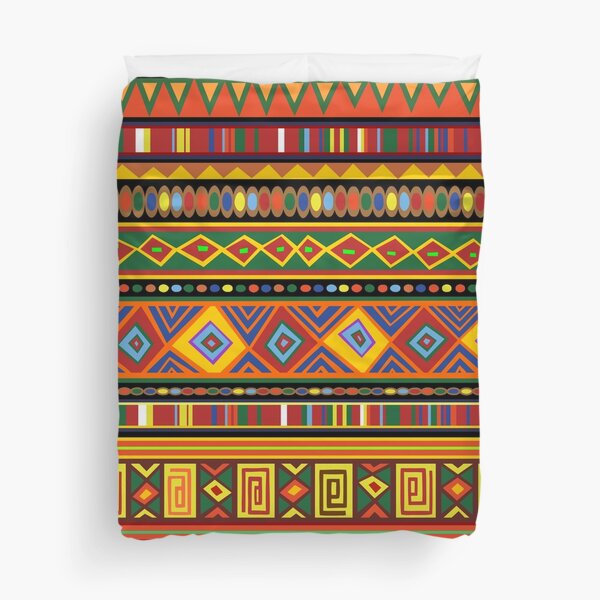 Africa Ethnic Colorful Pattern Design Duvet Cover