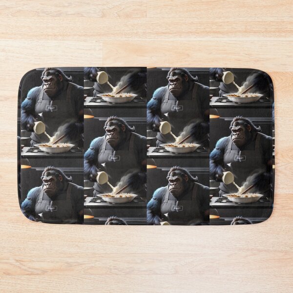 Item preview, a cool chef gorilla working in a kitchen designed and sold by Pelzi100.