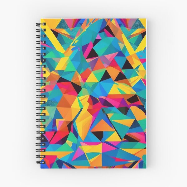 Item preview, Triangular Kaleidoscope - Unique Colorful Patterns with Pop Art Flair designed and sold by Freak-Scene.