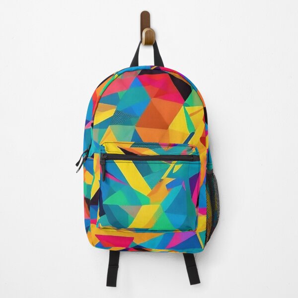 Item preview, Triangular Kaleidoscope - Unique Colorful Patterns with Pop Art Flair designed and sold by Freak-Scene.