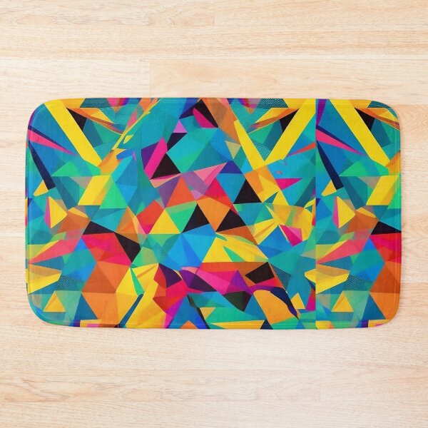 Item preview, Triangular Kaleidoscope - Unique Colorful Patterns with Pop Art Flair designed and sold by Freak-Scene.