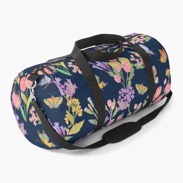 Item preview, Butterfly Garden Blooms {Prussian} designed and sold by Cecilia Mok.