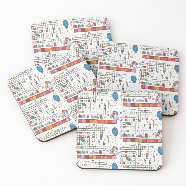 Item preview, Party themed crossword designed and sold by Anmioma.