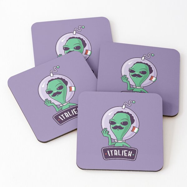 Item preview, Italien - Funny Italian Alien designed and sold by zoljo.