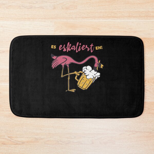 Item preview, It escalates anyway flamingo with beer designed and sold by ChrisFeil.