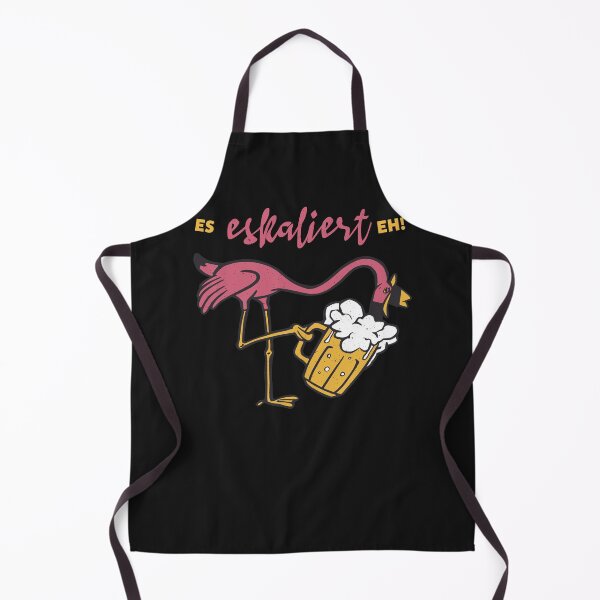 Item preview, It escalates anyway flamingo with beer designed and sold by ChrisFeil.