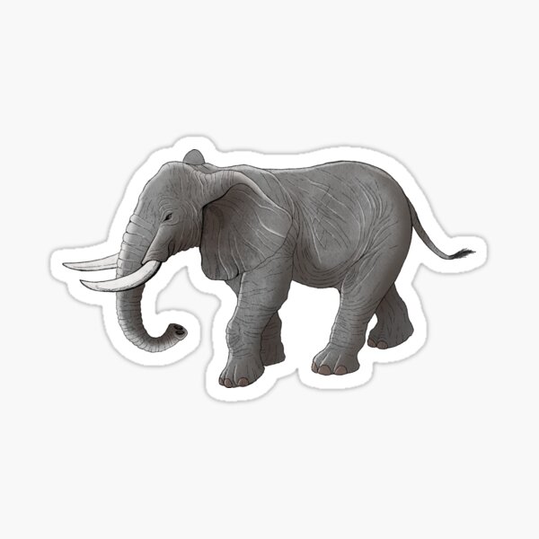 Item preview, African Elephant designed and sold by Mousewren.