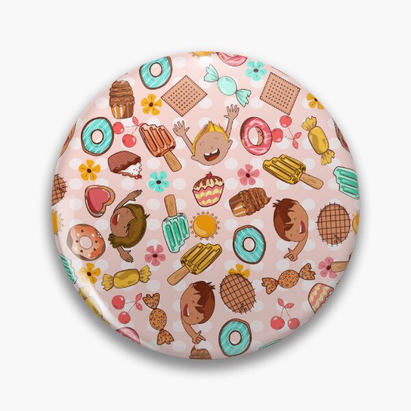 Item preview, Yummilicious vector pattern for kids apparel designed and sold by InkyPinky85.