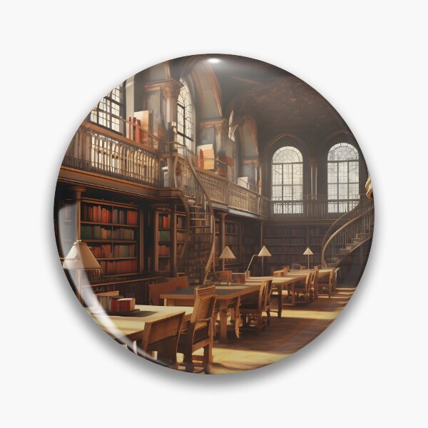 Item preview, Sun-drenched Cozy Library  designed and sold by dcrc.