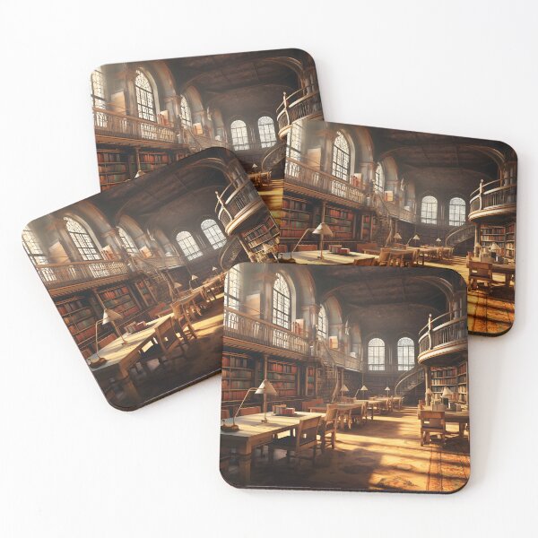 Item preview, Sun-drenched Cozy Library  designed and sold by dcrc.