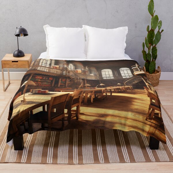 Item preview, Sun-drenched Cozy Library  designed and sold by dcrc.