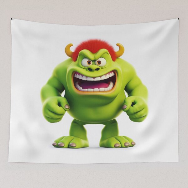 Item preview, Cute Monster - Green #2 designed and sold by TLCPhotoArt.
