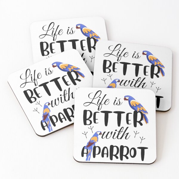 Item preview, Life is better with a parrot, birds lover designed and sold by TatianaLG.