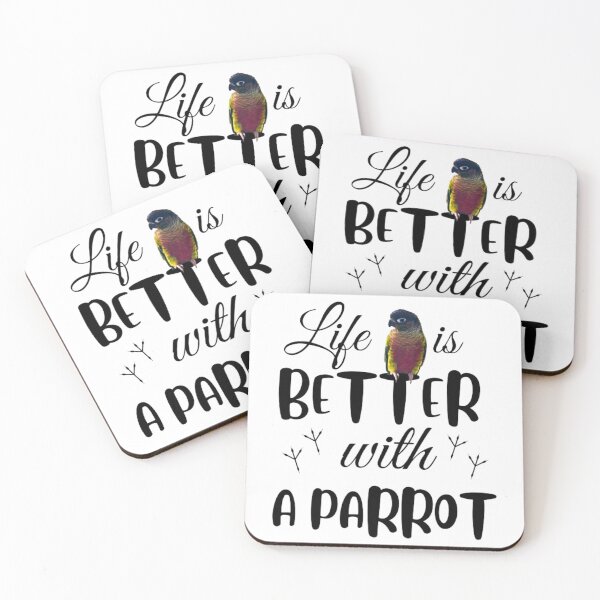 Item preview, Life is better with a parrot, birds lover designed and sold by TatianaLG.