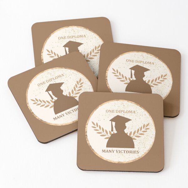 Item preview, One Diploma, Many Victories Golden designed and sold by Marydays.