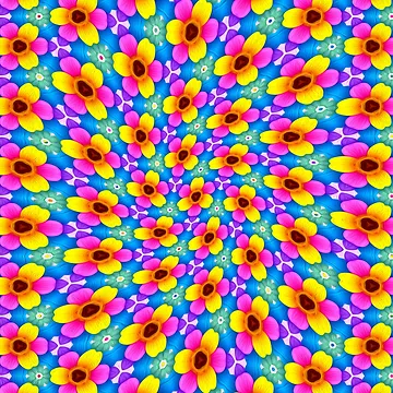 Artwork thumbnail, Colorful AI Flower by Patternflower