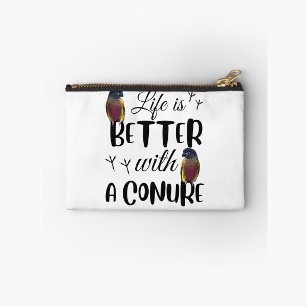 Item preview, Life is better with a conure bird, parrots lover designed and sold by TatianaLG.