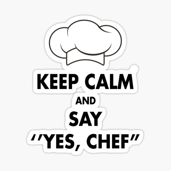 Yes Chef Knife Vinyl Sticker – Jenni Bick Custom Journals