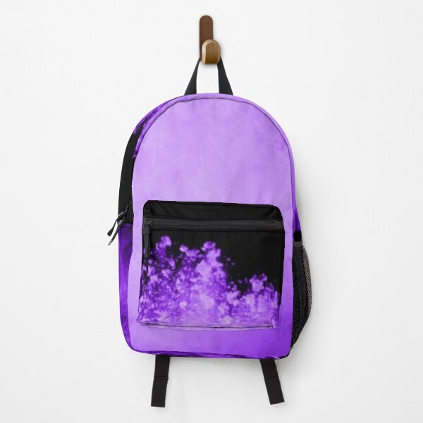 Item preview, The movement of abstract dust explosion frozen purple on black background. Stop the movement of powdered purple on black background. Explosive powder purple on black background. designed and sold by MTShoppingLine.