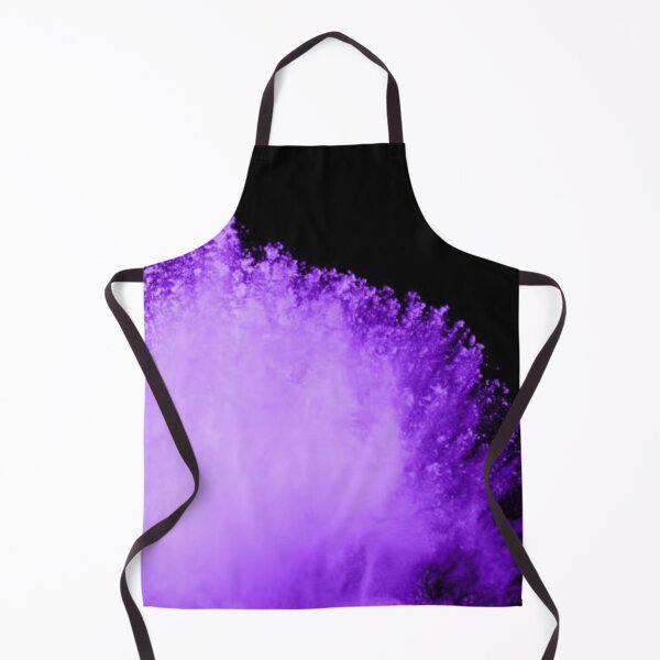 Item preview, The movement of abstract dust explosion frozen purple on black background. Stop the movement of powdered purple on black background. Explosive powder purple on black background. designed and sold by MTShoppingLine.
