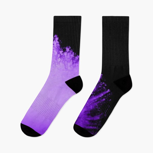 Item preview, The movement of abstract dust explosion frozen purple on black background. Stop the movement of powdered purple on black background. Explosive powder purple on black background. designed and sold by MTShoppingLine.