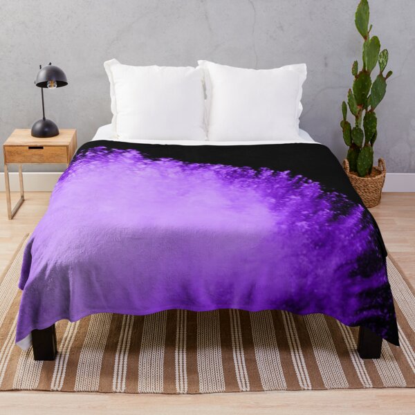 Item preview, The movement of abstract dust explosion frozen purple on black background. Stop the movement of powdered purple on black background. Explosive powder purple on black background. designed and sold by MTShoppingLine.