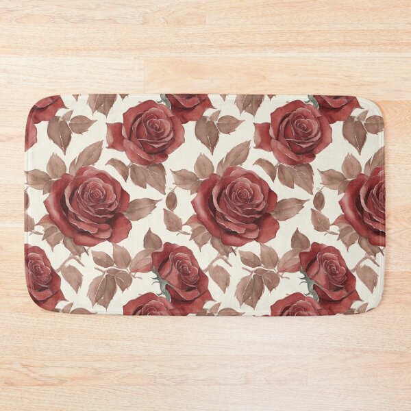Item preview, Red roses pattern designed and sold by Tijanaworldwide.
