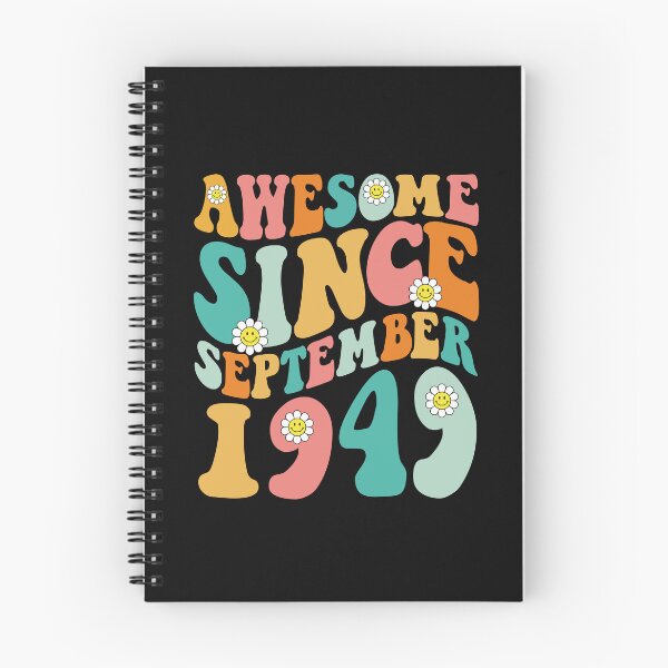 Item preview, Awesome Since September 1949 | Made In 1949 | Retro Groovy Birthday designed and sold by Christina-grich.