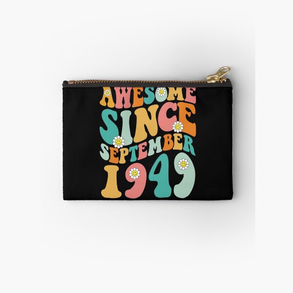 Item preview, Awesome Since September 1949 | Made In 1949 | Retro Groovy Birthday designed and sold by Christina-grich.
